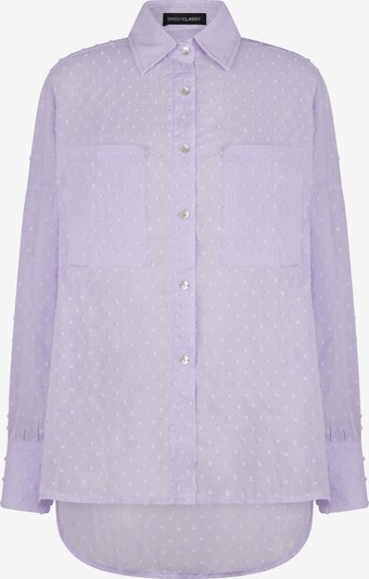 SASSYCLASSY Blusa en lila, Vista del producto