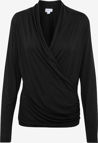SAINT TROPEZ - Camiseta 'Vigga' en negro: frente