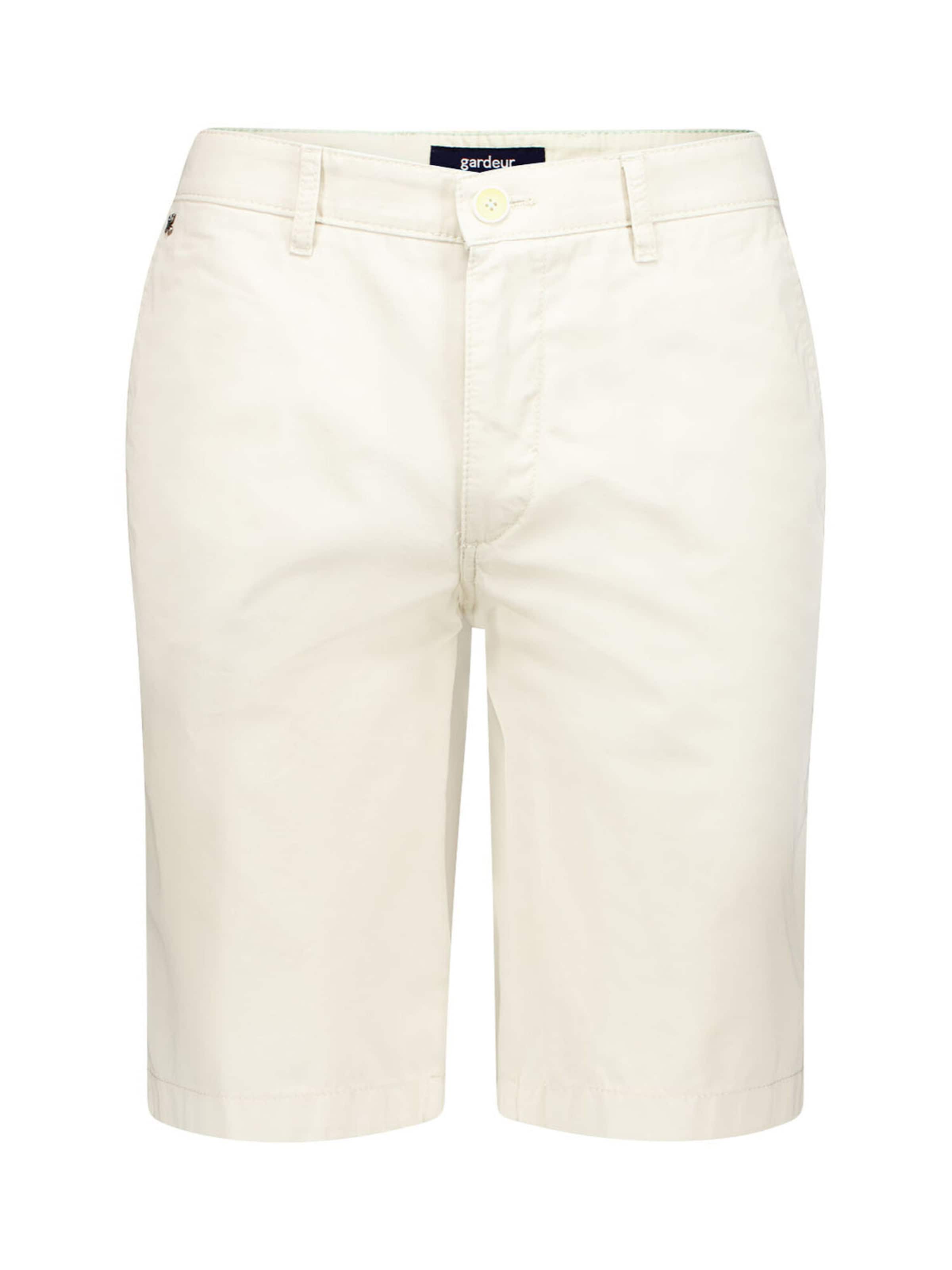 Gardeur Slimfit Broek in Beige: voorkant