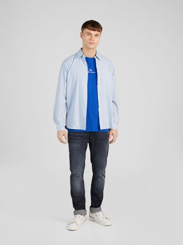 s.Oliver - Ajuste regular Camisa en azul