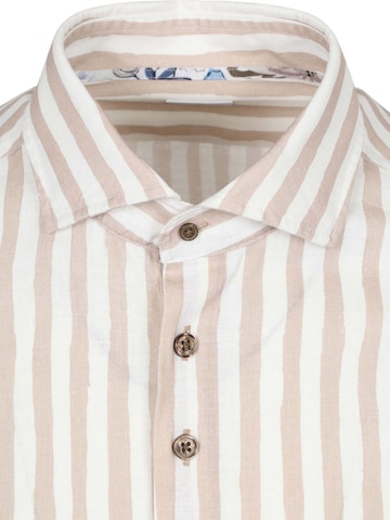 R2 Amsterdam Regular fit Overhemd in Beige