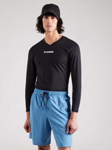 Maglia funzionale 'Essential' di Hummel in nero: frontale
