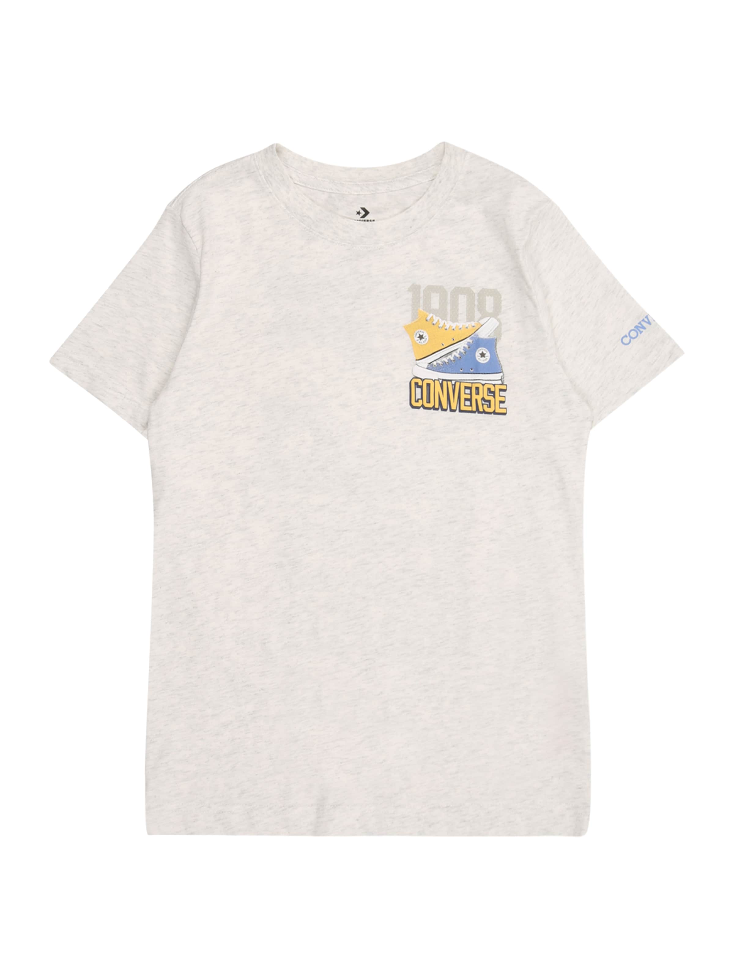 Tricou 'SNEAKER' de la CONVERSE pe gri: față