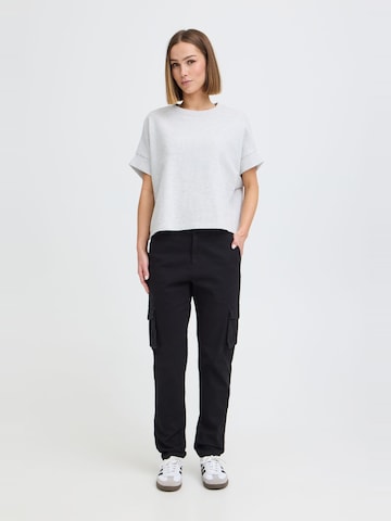 Regular Pantalon cargo ' OXKvita ' Oxmo en noir : devant