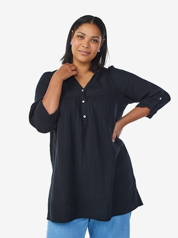 ZizziTunika 'Cavivu' - crna boja: prednji dio