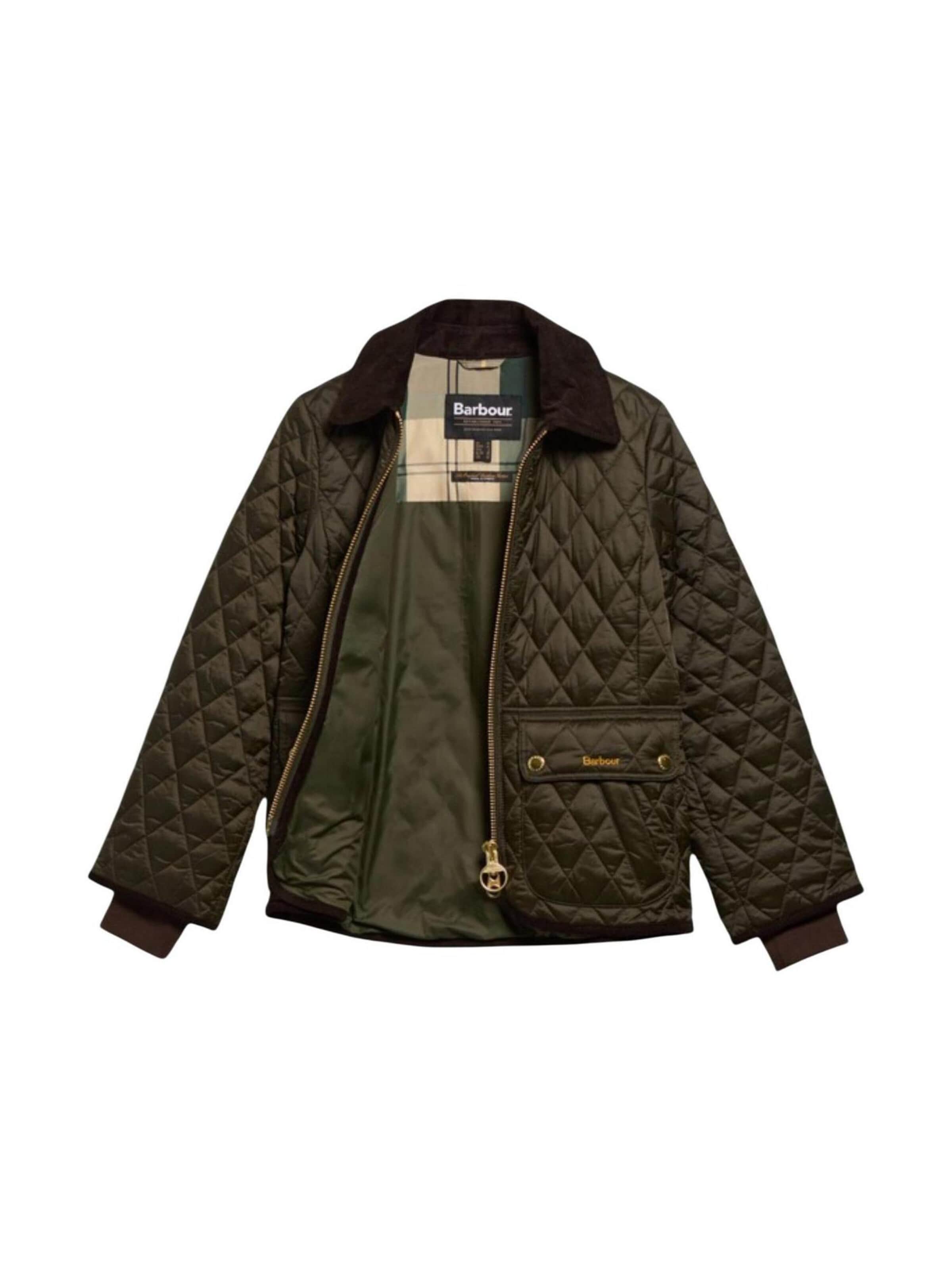 Barbour - Chaqueta de entretiempo en verde: frente