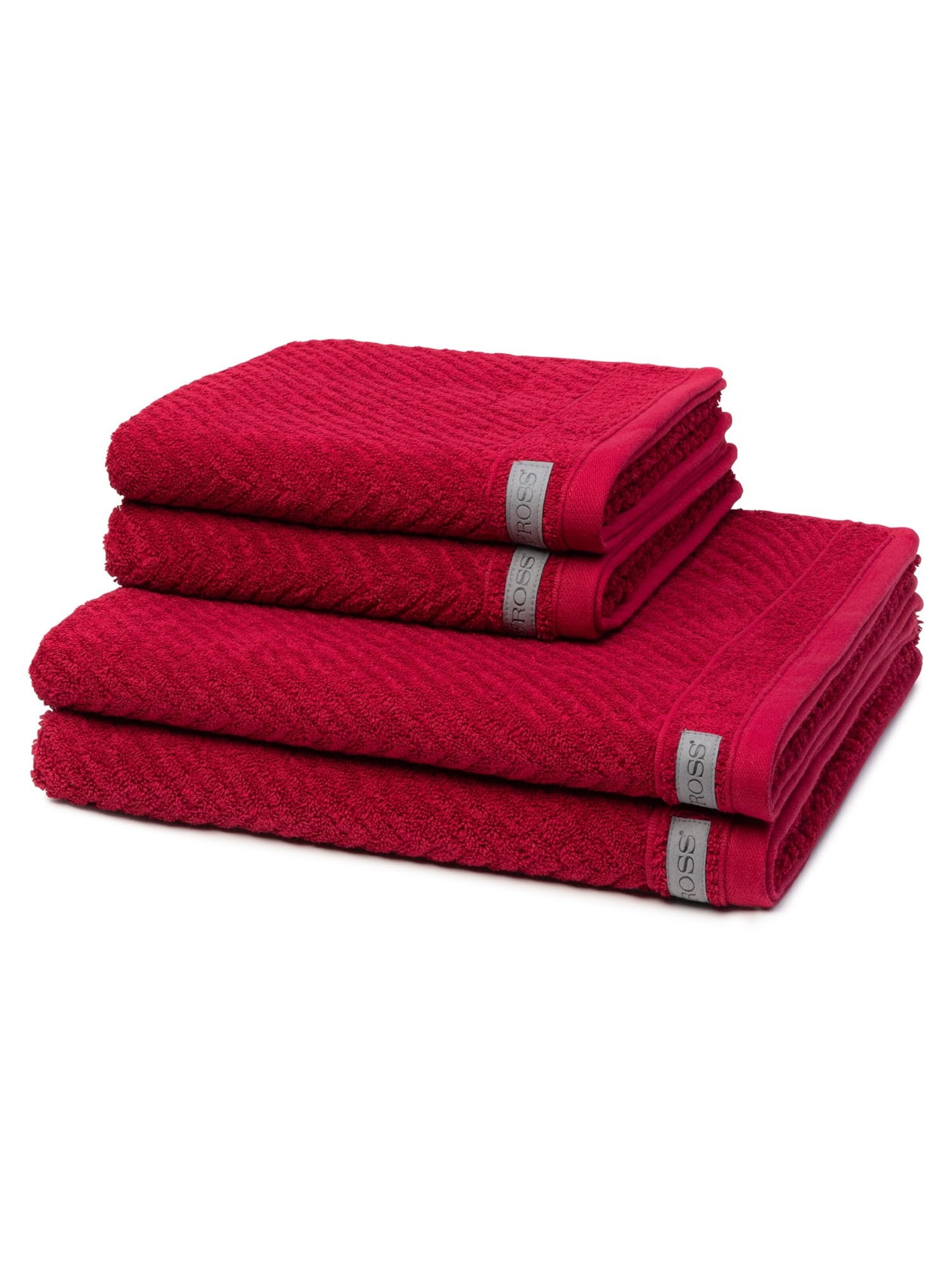 ROSS Handtuch 'Smart'‌‌‌‌‌‌‌‌‌ in Rot: Vorderseite