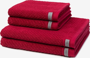 ROSS Towel 'Smart' in Red: front