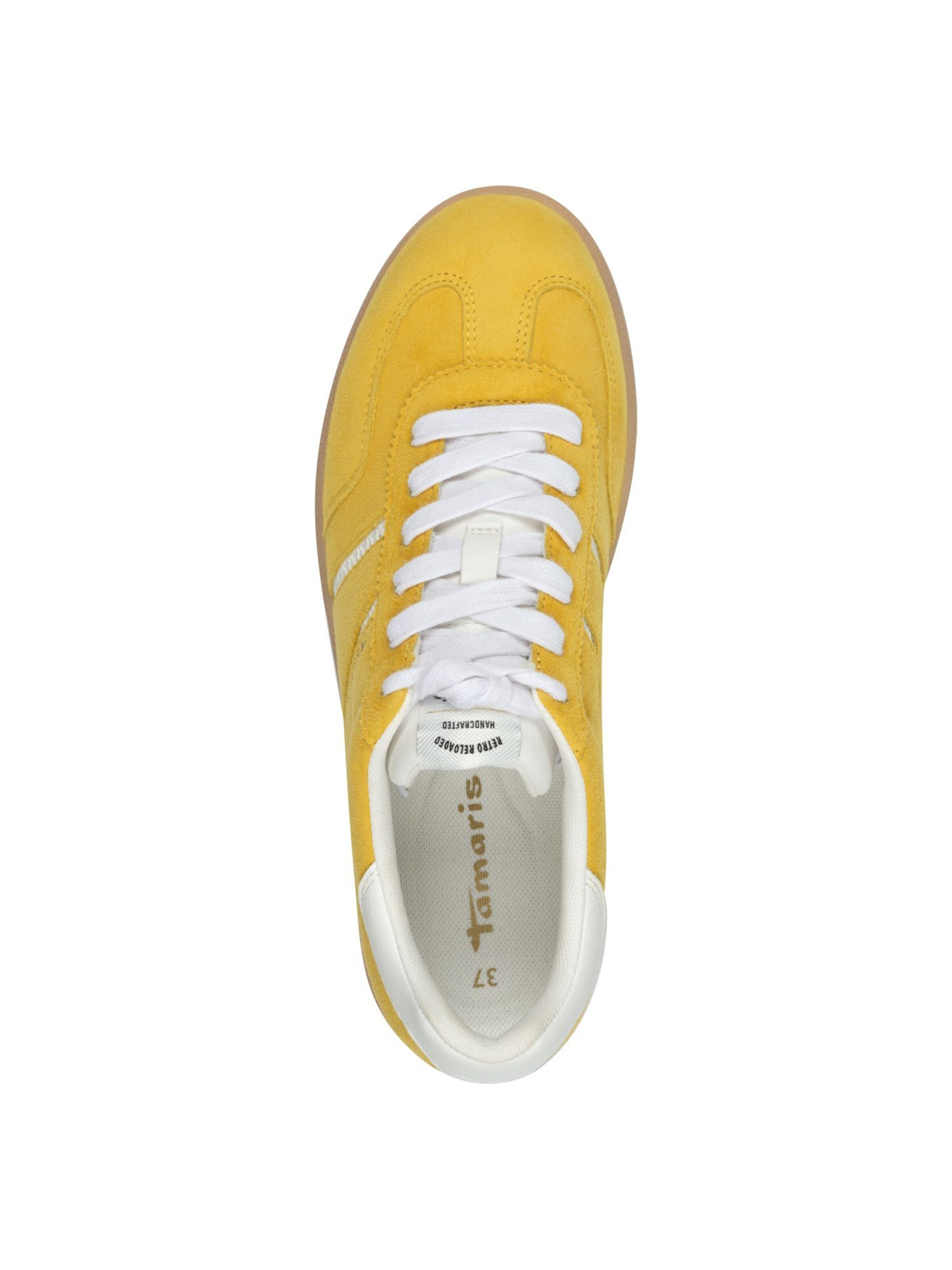 Baskets basses Tamaris en jaune