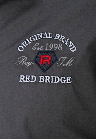 Redbridge Regular Fit Hemd 'Pomona' in Grau