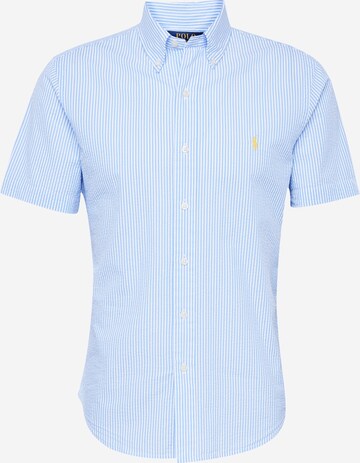 Coupe regular Chemise Polo Ralph Lauren en bleu : devant