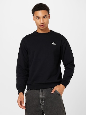 RVCASweater majica - crna boja: prednji dio