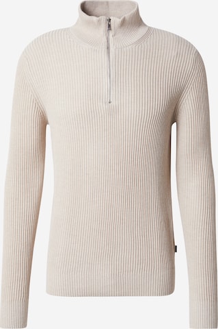 Pull-over 'BLALIAM' Jack & Jones Premium en gris : devant