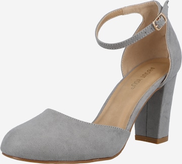 ABOUT YOU - Zapatos con plataforma 'Eva' en gris: frente