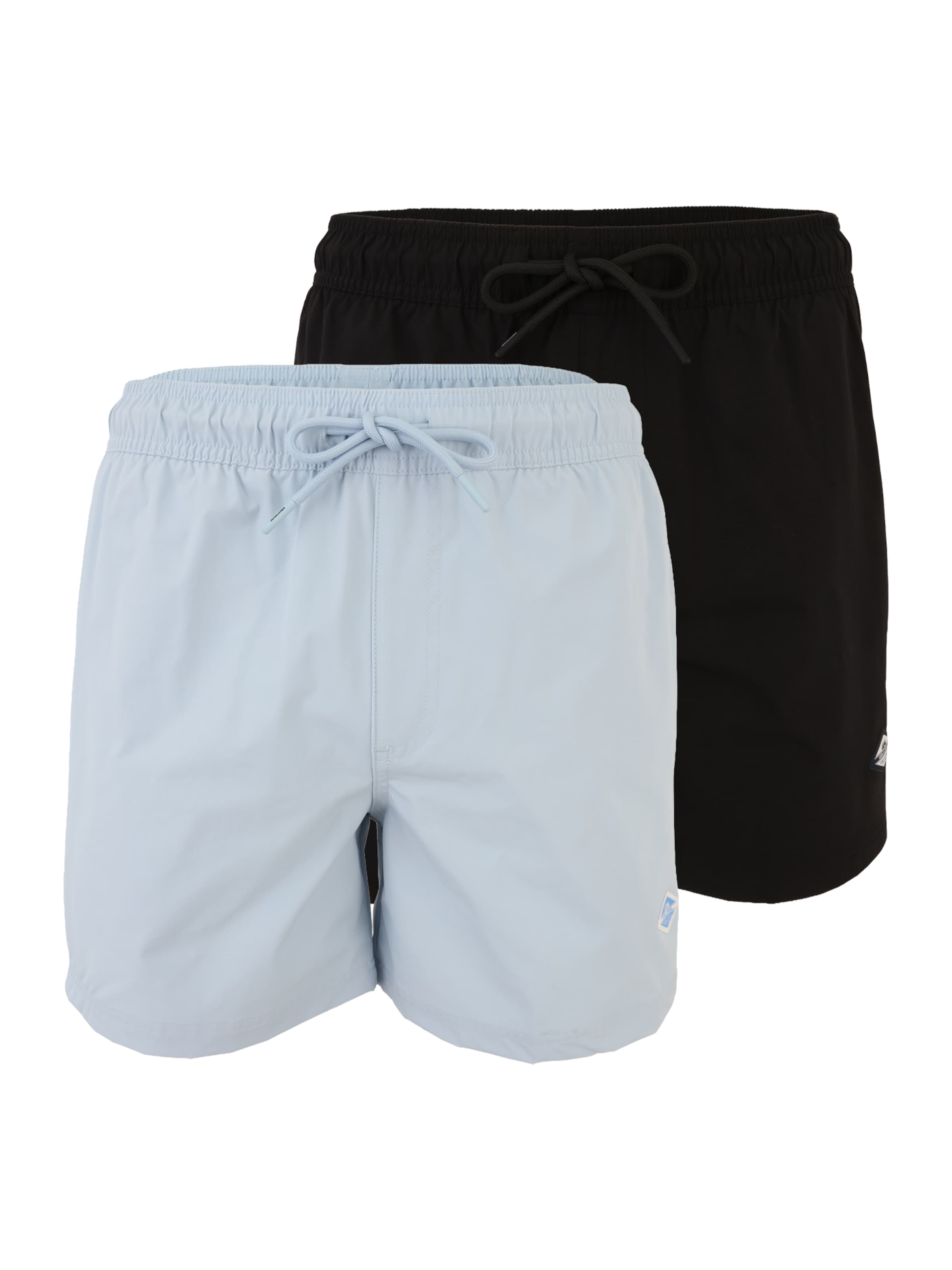 Shorts de bain 'JPSTMAUI TROPIC' JACK & JONES en bleu : devant