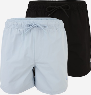 Shorts de bain 'JPSTMAUI TROPIC' JACK & JONES en bleu : devant