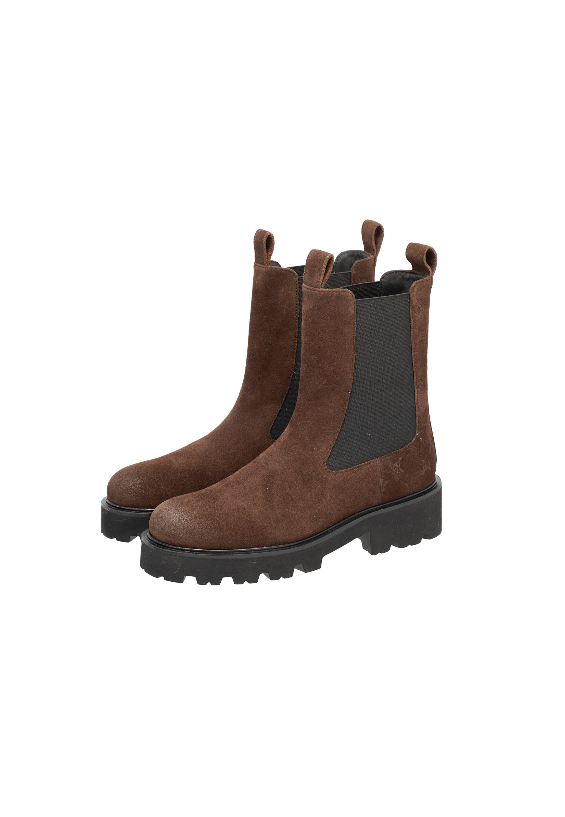 JOOP! - Botas chelsea 'Velluto Stampa Mariana' em castanho