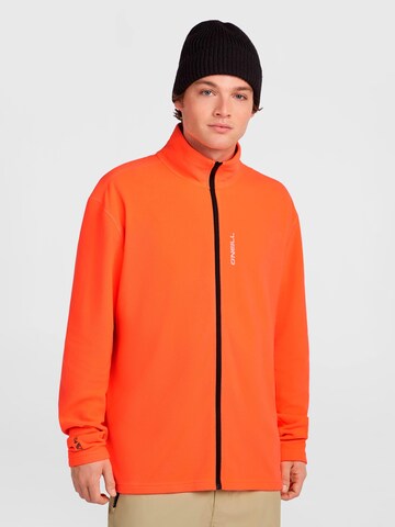 O'NEILL Funktionele fleece-jas in Oranje: voorkant