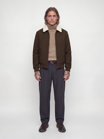 Jack & Jones Premium Between-Season Jacket 'JPRBLUMelvin' in Brown