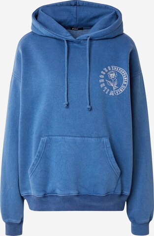 Sweat-shirt Tally Weijl en bleu : devant