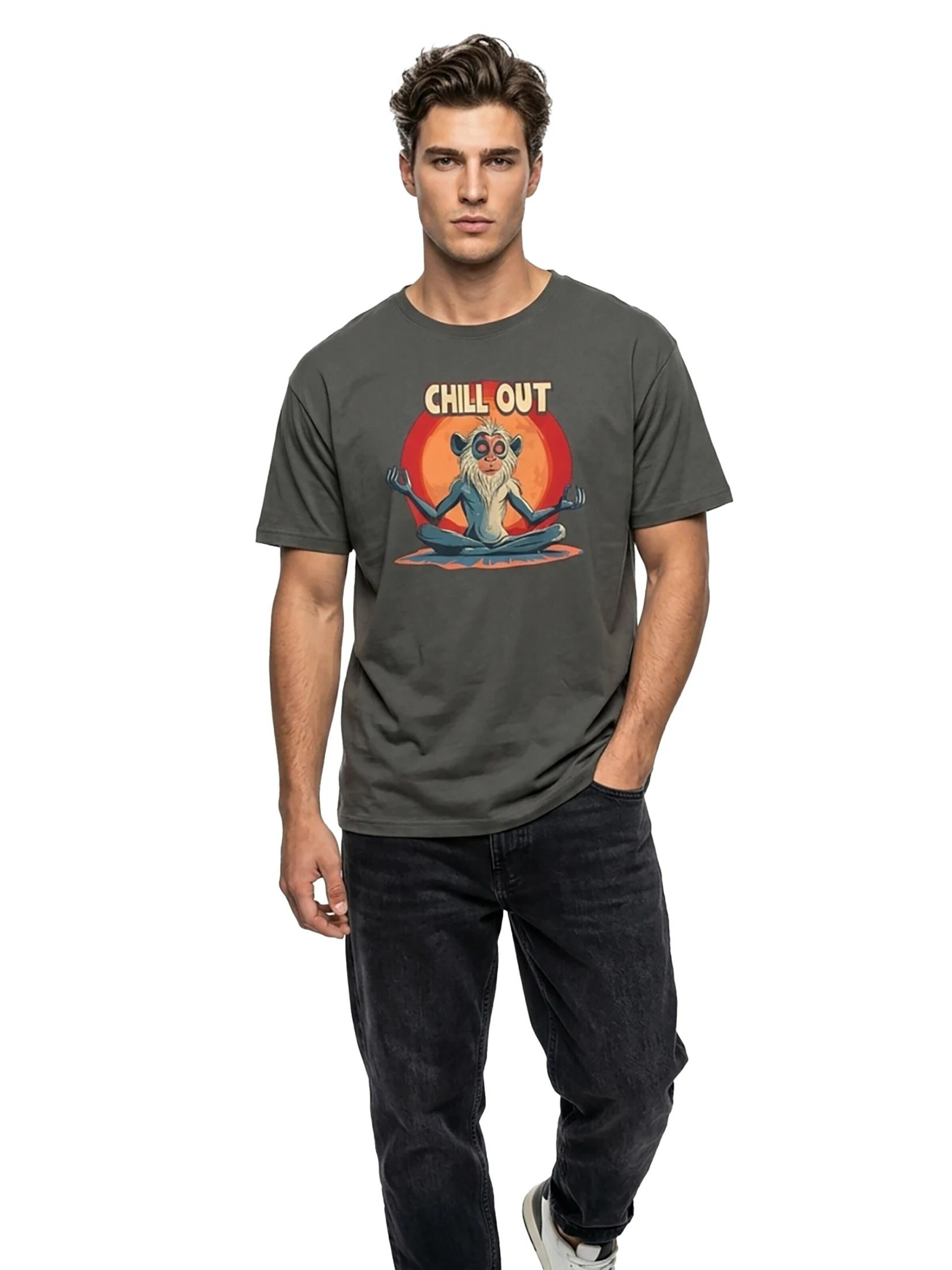 MAKAYA Shirt 'Ruf Chill' in Grey