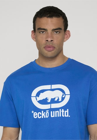Ecko Unlimited Koszulka 'JohnRhino' w kolorze niebieski