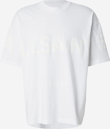 AllSaints Тениска 'BIGGY' в бяло: отпред