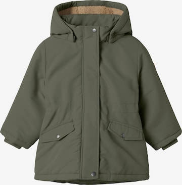 NAME IT Parka 'NMFMARLOW' in Grün: Vorderseite