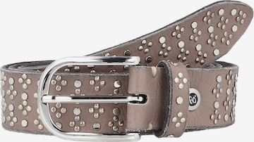 b.belt Handmade in Germany Belt 'Tini' in Brown: front