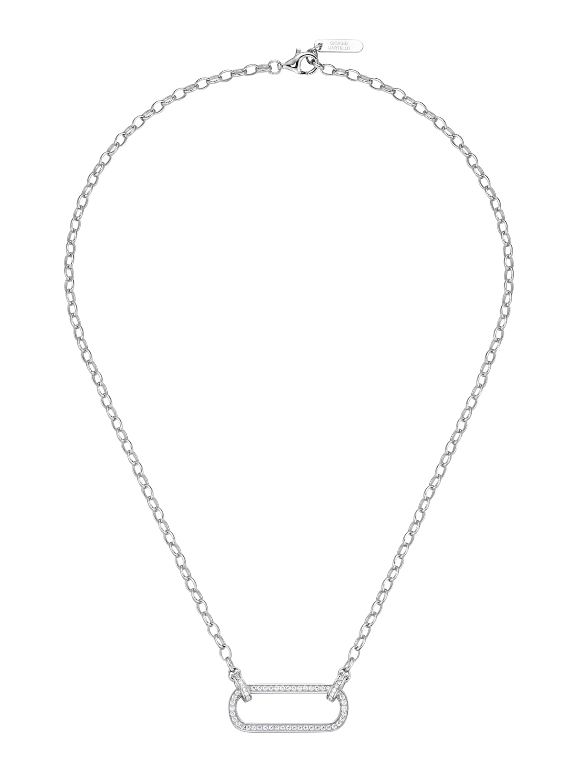 Collana Giorgio Martello Milano di colore argento, Visualizzazione prodotti