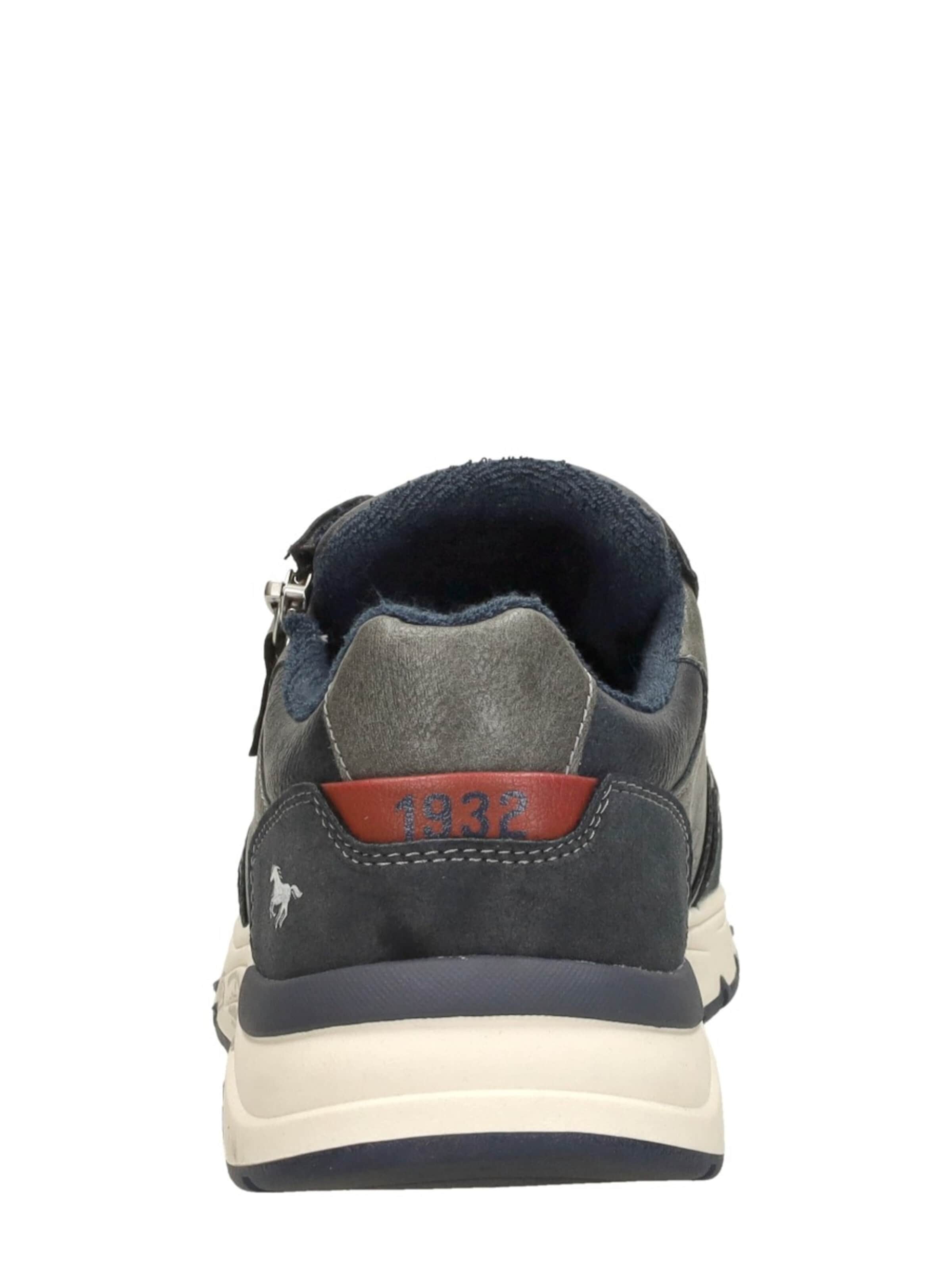 MUSTANG Sportieve veterschoen 'Veterschoenen Laag' in Blauw