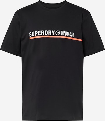 Superdry T-Shirt in Schwarz: predná strana