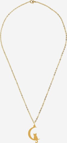 Gemshine Necklace in Gold: front