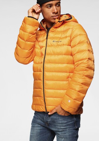Champion Authentic Athletic Apparel Regular fit Winter Jacket in Yellow: front