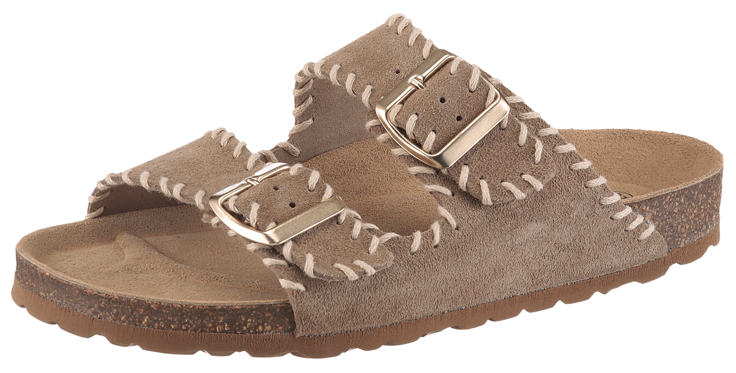 Aniston Pantolette in Grau: Vorderseite