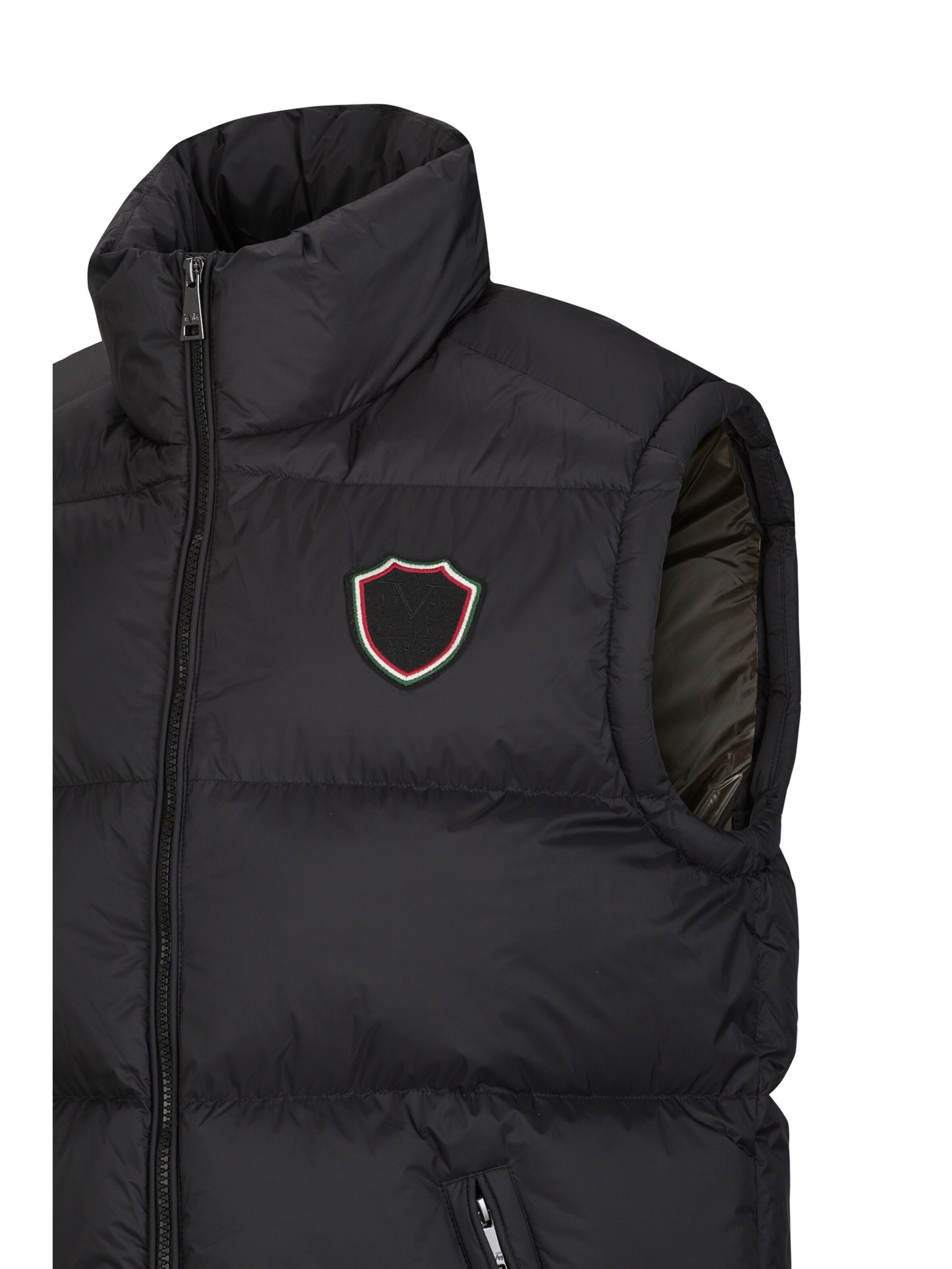 Gilet 'Joel' 19V69 ITALIA en noir