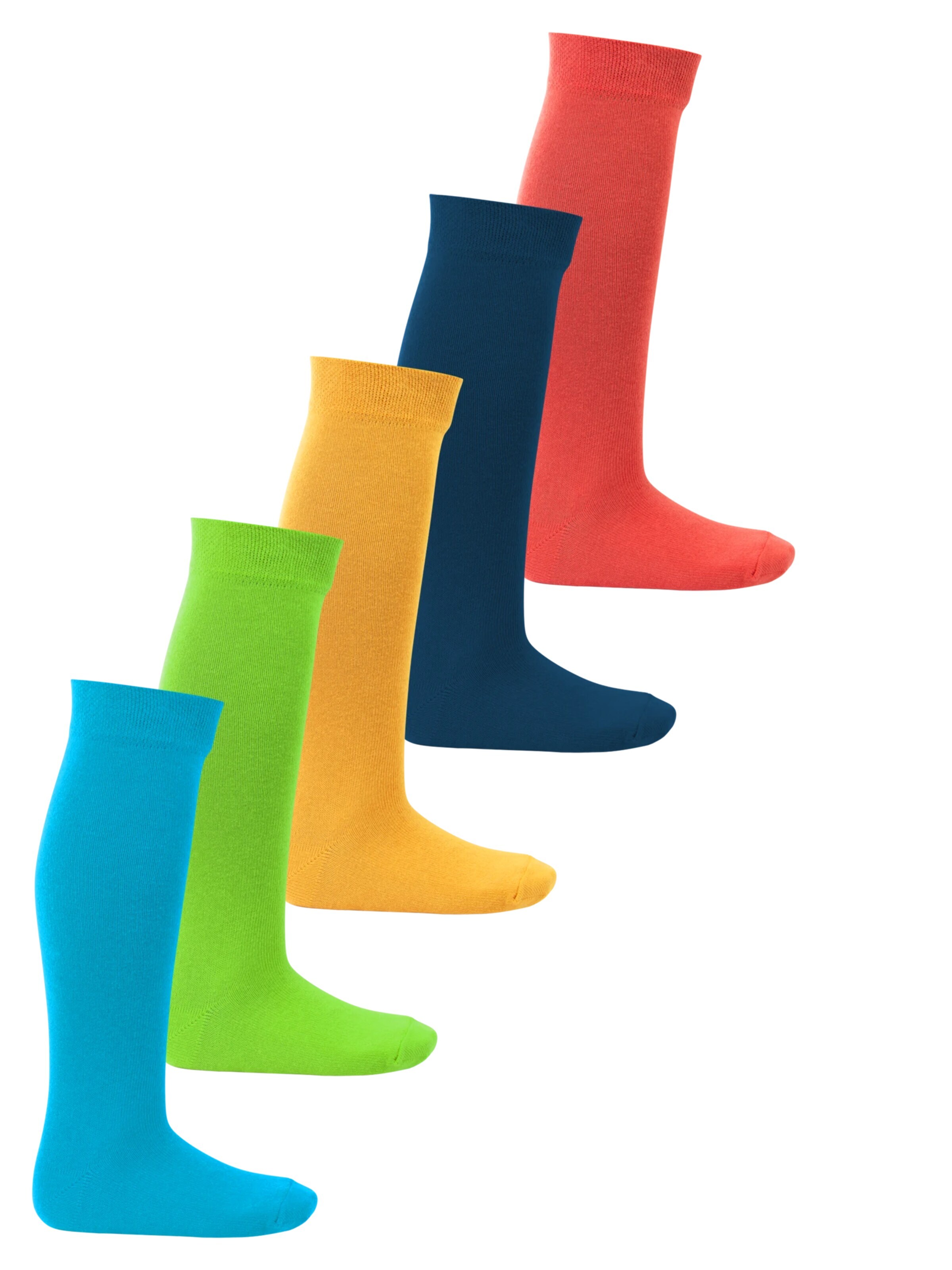 footstar Socks 'EVERYDAY!' in Blue: front