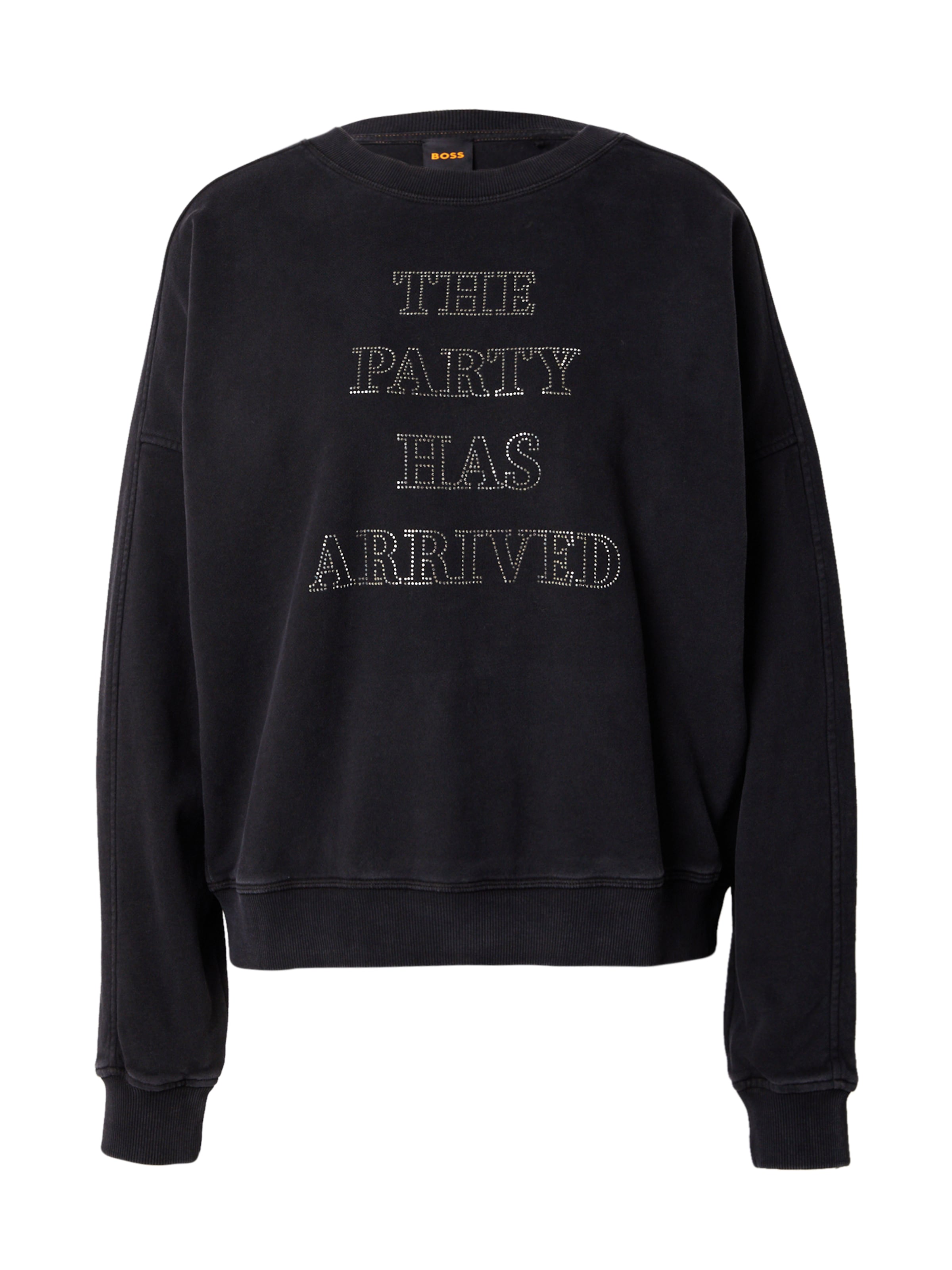 Sweat-shirt &#x27;Eland&#x27; BOSS en noir : devant