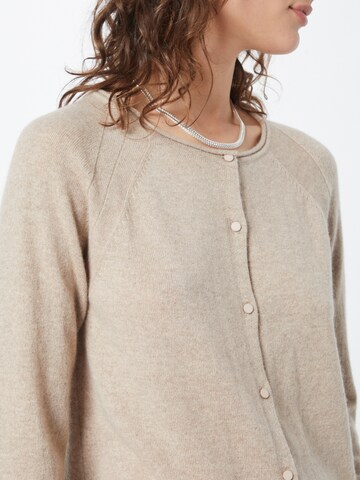 CULTURE Knit Cardigan 'Alaia' in Beige