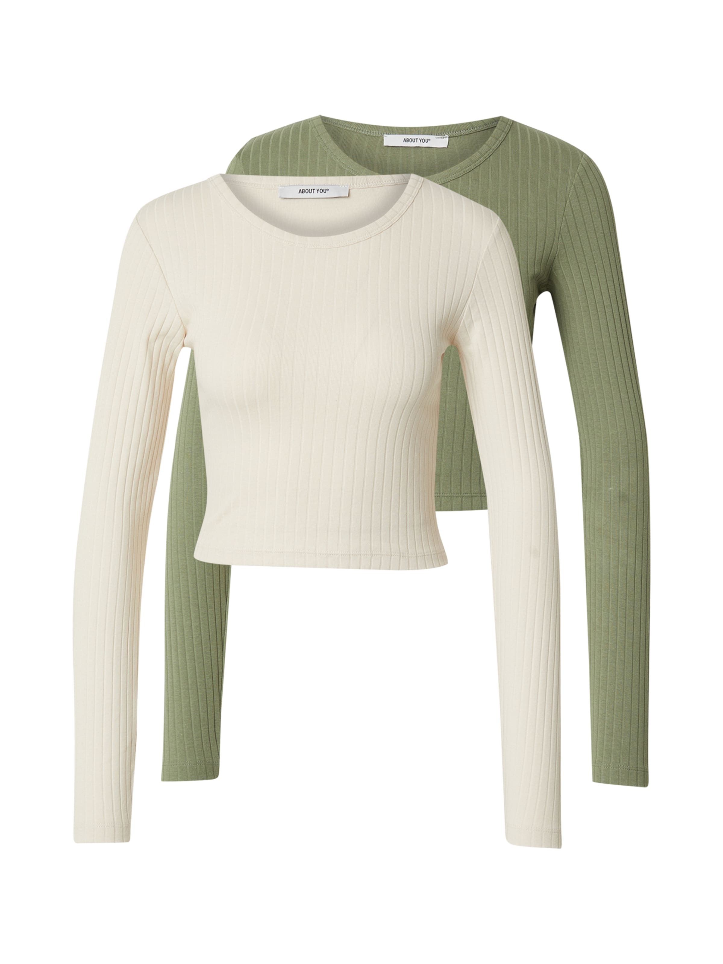 smėlio ABOUT YOU Marškinėliai 'Lieven': priekis