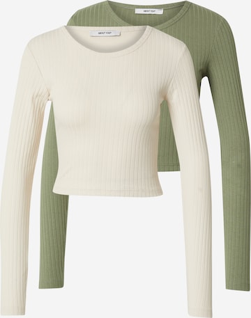 T-shirt 'Lieven' ABOUT YOU en beige : devant