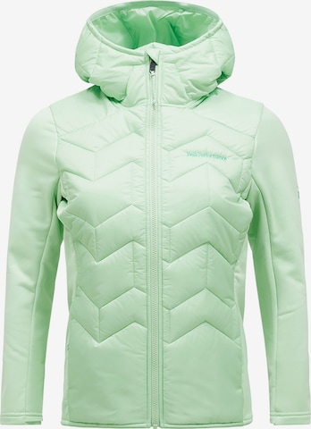 PEAK PERFORMANCE Outdoorjas in Groen: voorkant