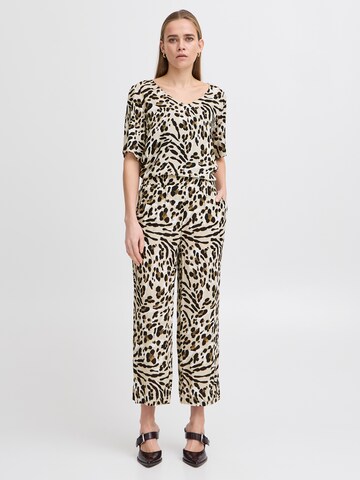 Regular Pantalon 'IHMARRAKECH' ICHI en marron