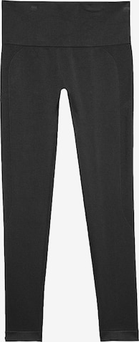 Skinny Pantalon de sport 4F en gris : devant