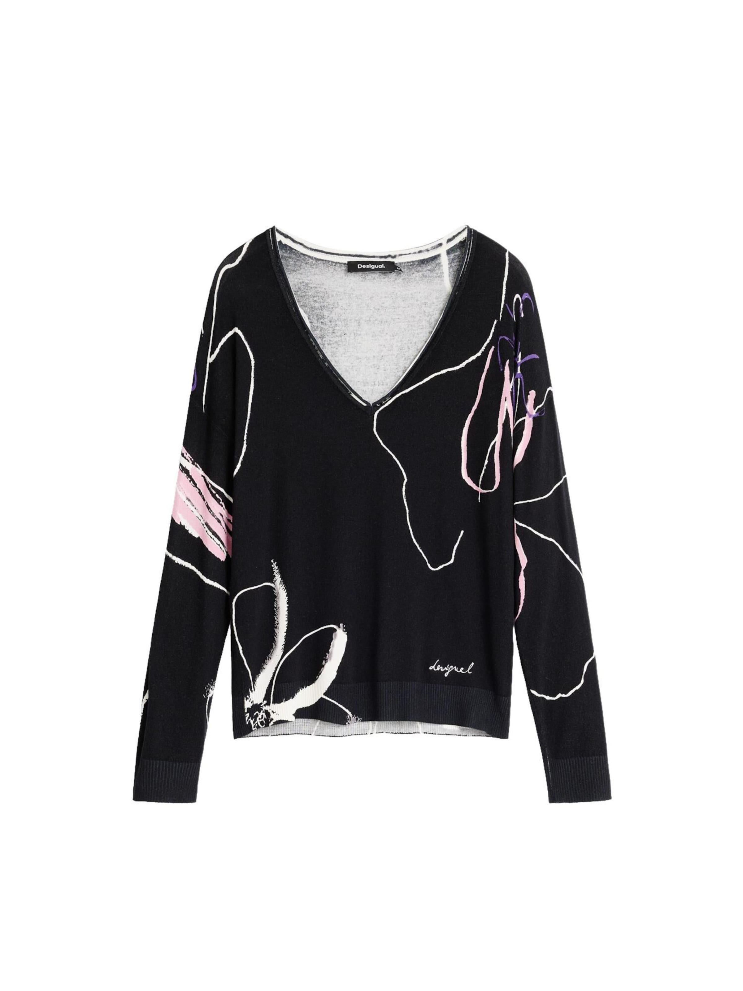 Desigual Pullover in Schwarz: Vorderseite