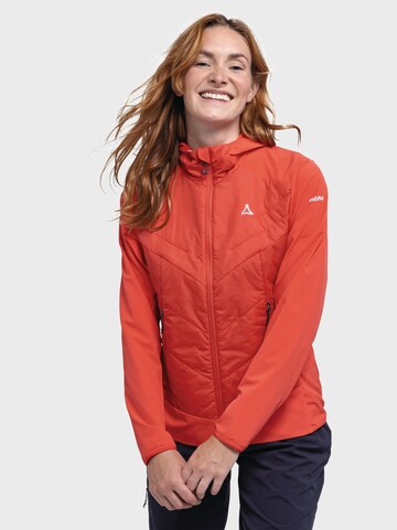 Schöffel Outdoor jacket ' Hiking Hybrid Jk Style Blaueis WMS ' in Red: front