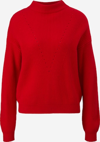 Pull-over s.Oliver BLACK LABEL en rouge : devant