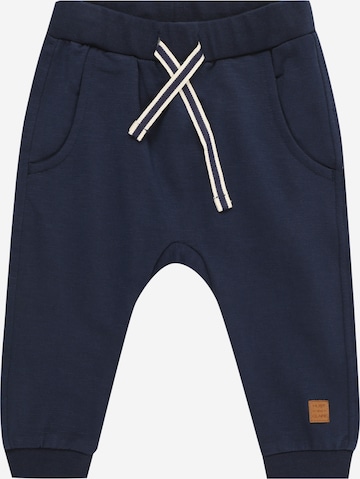 Hust & Claire Tapered Broek 'Georgey' in Blauw: voorkant