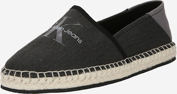 Calvin Klein Jeans Espadrilky – černá: přední strana