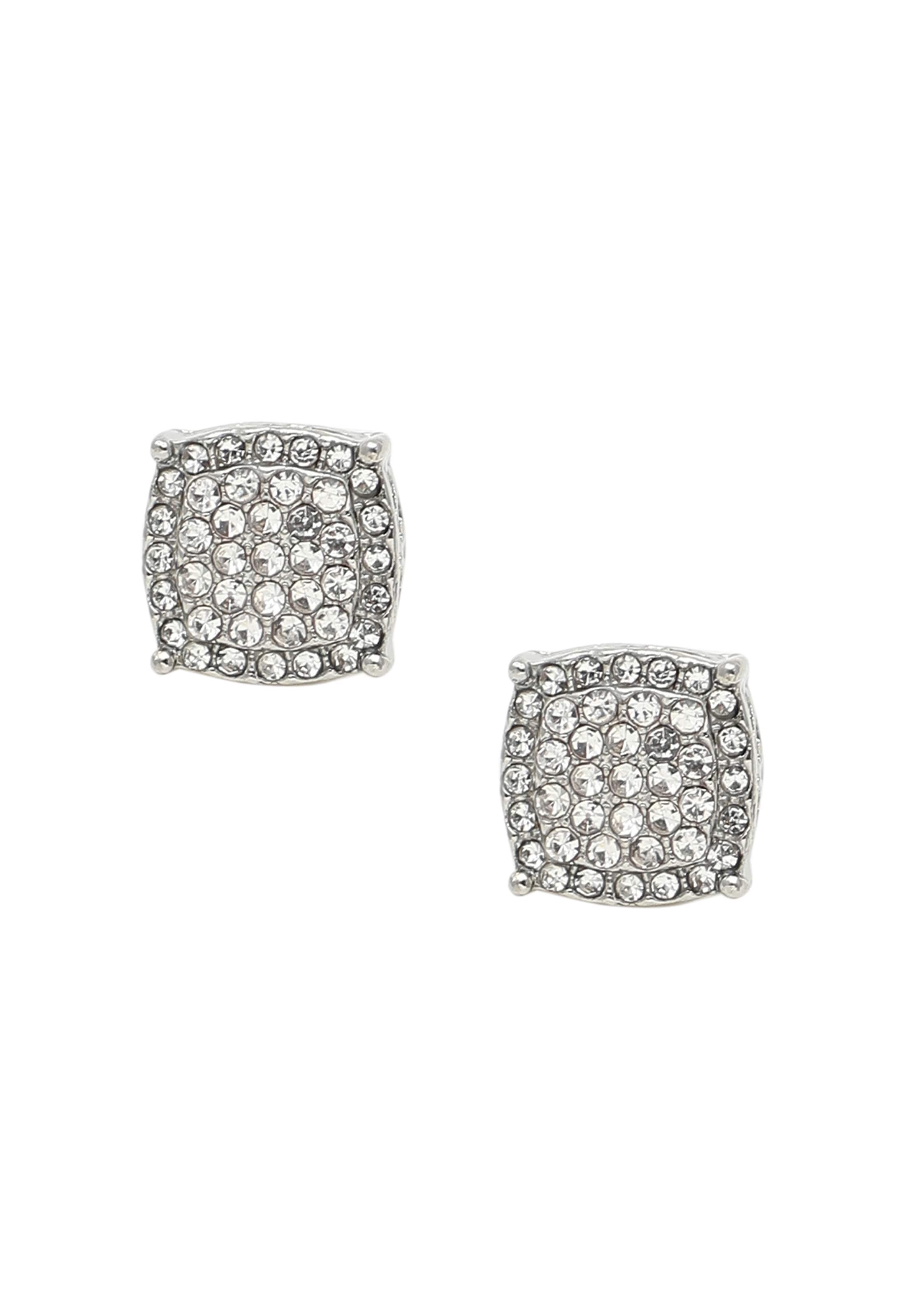 SOHI Náušnice 'Ailse' – stříbrná: přední strana